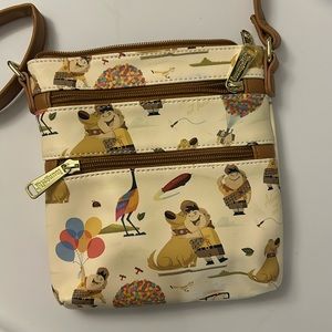 Loungefly Disney Pixar Up Characters Allover Print Crossbody Bag - NWT